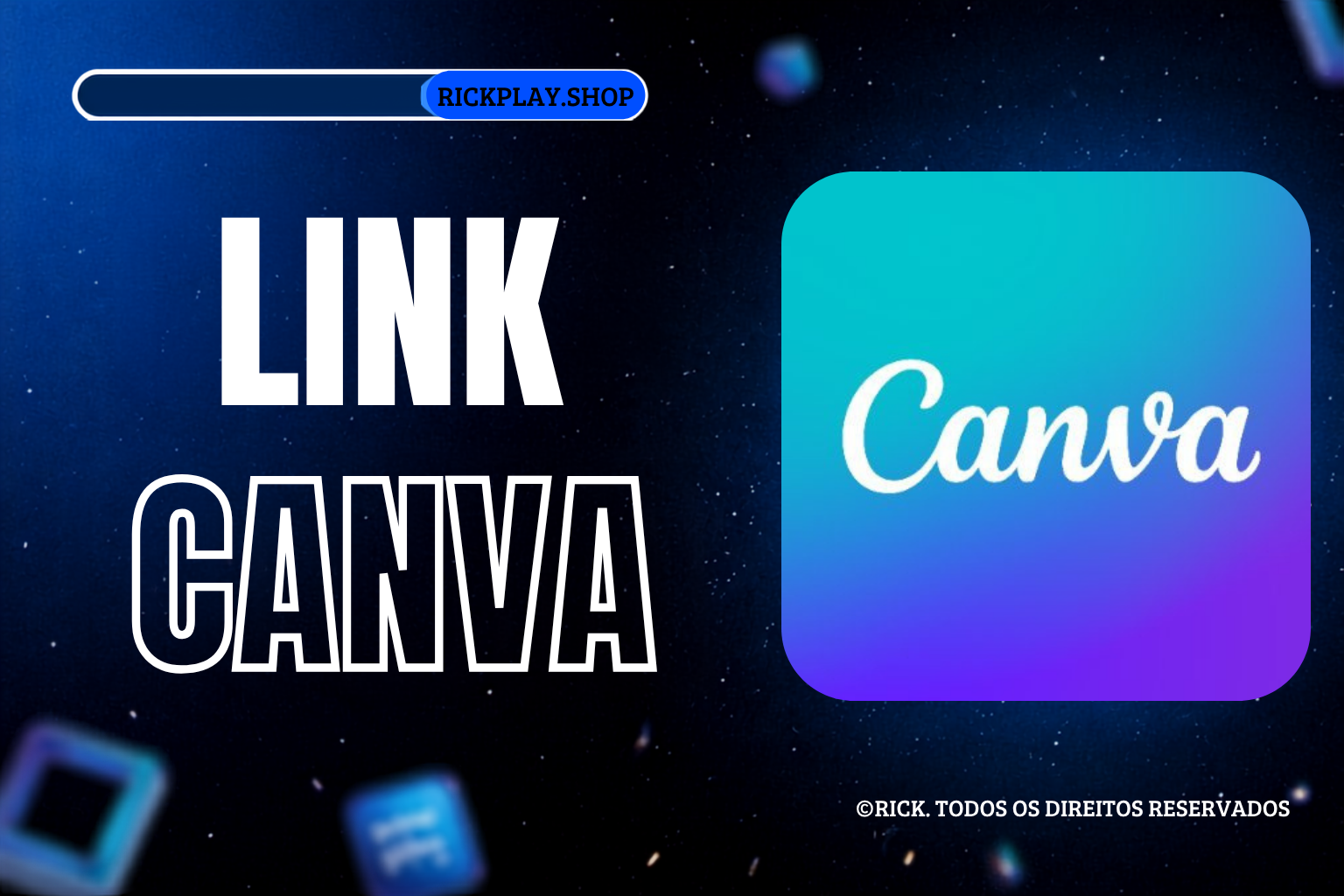 link canva - entrega instantânea